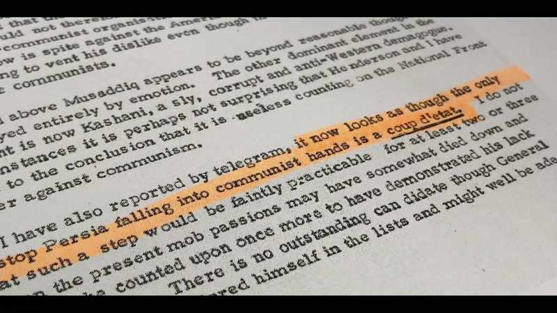 And therefore, we need to resort to a military coup