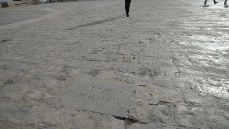 And even there's names on the cobbles