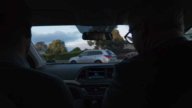 And there's another red car, David, just came up behind