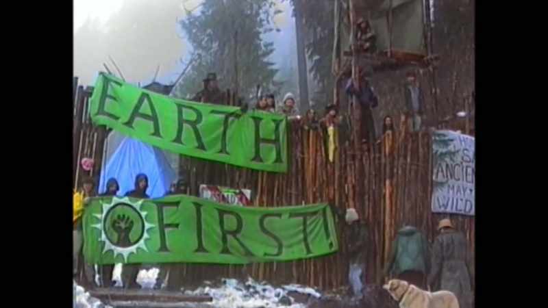 And these Earth Firsters created a, a blockade