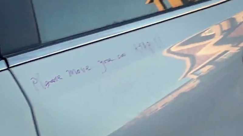 And they were notes saying that I was parked illegally