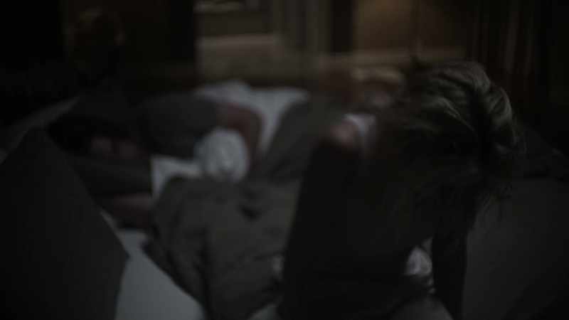 And when they were there, she became ill