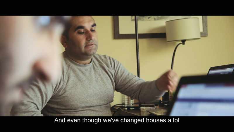 And even though we've changed houses a lot
