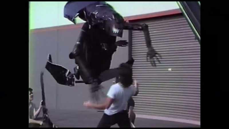 And thus was born the very first garbage bag test at Stan Winston's studio