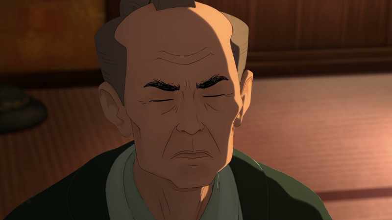 And tomorrow, you go from your father's to Master Takayoshi's