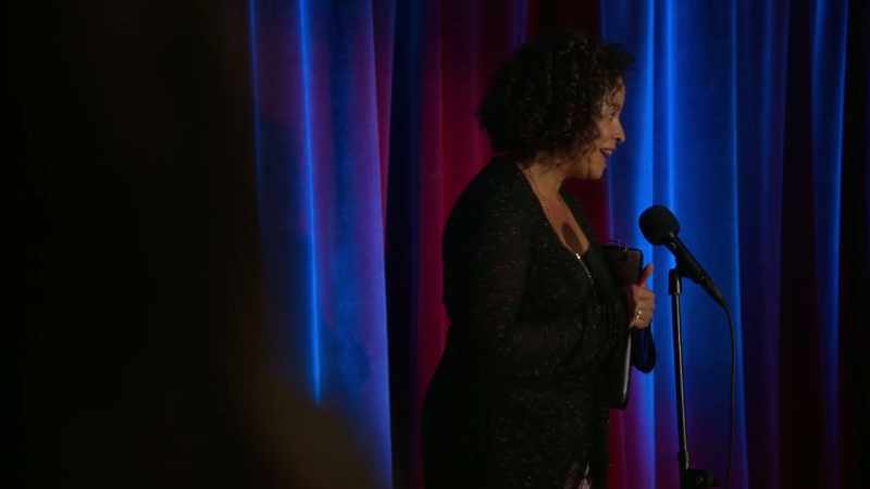 And tonight she's gonna speak about being a mom