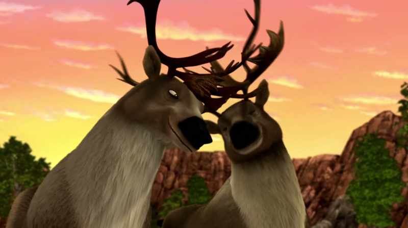 And you two caribou, I dub you Lady Marge