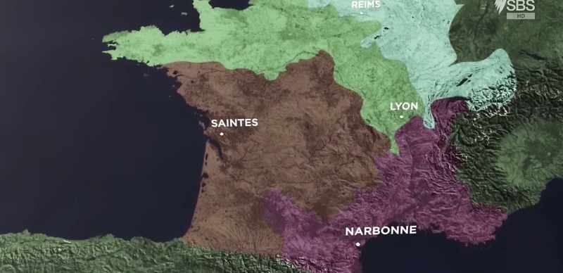 And under his own control, the Three Gauls