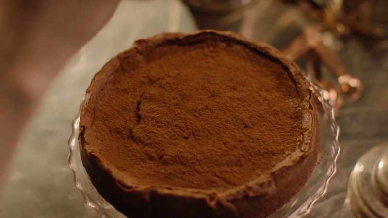 And underneath this powdery aztec brown, its interior is dense and dark