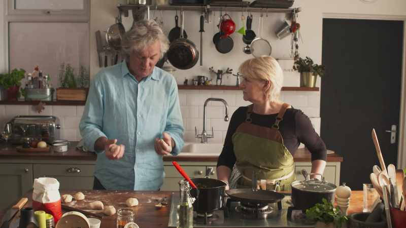And they used to bring chapati mixture into work