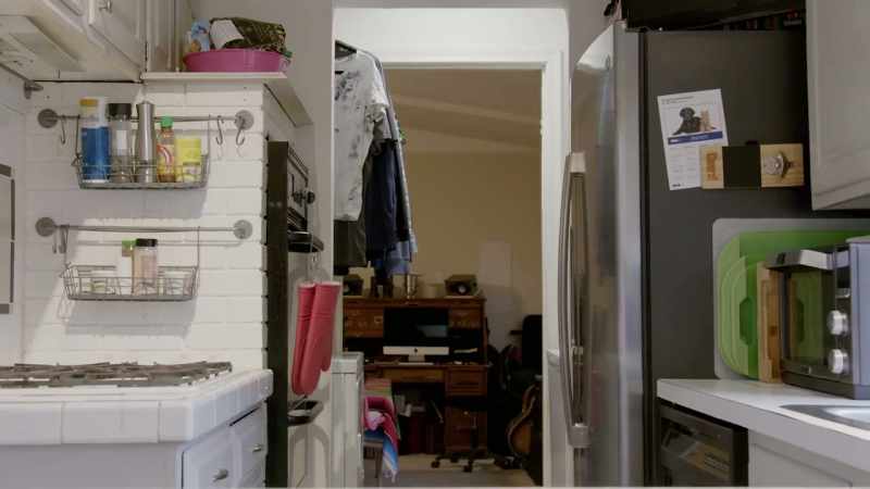 And you used to walk through here to do laundry