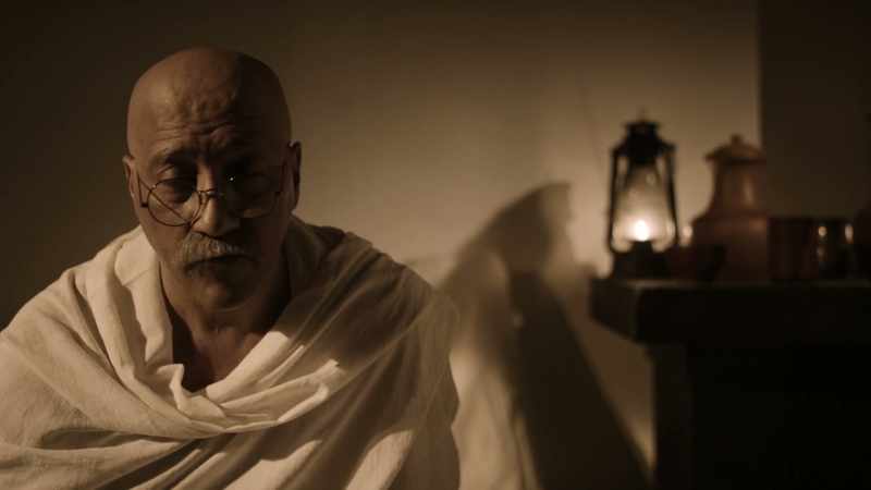 And violence, with non-violence and Satyagraha