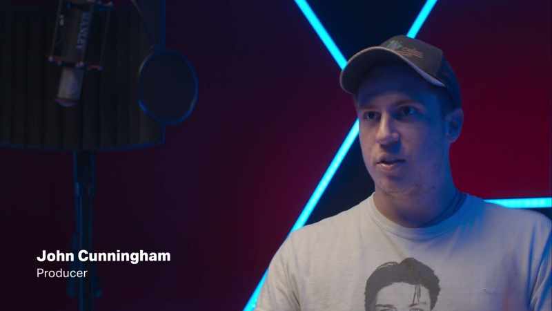 And he walked in the studio and introduced himself