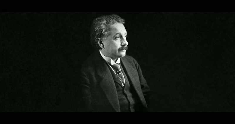 And this was recognized by an almost forlorn Albert Einstein