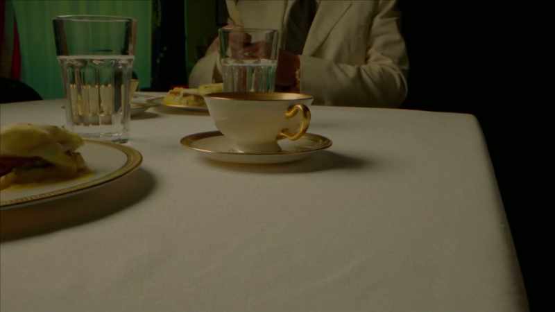 And we had breakfast served, and I had eggs Benedict