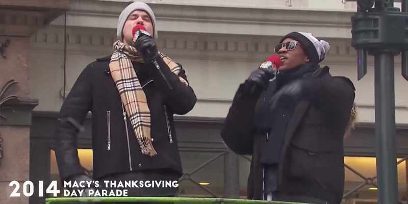 And we were doing the Macy's parade in