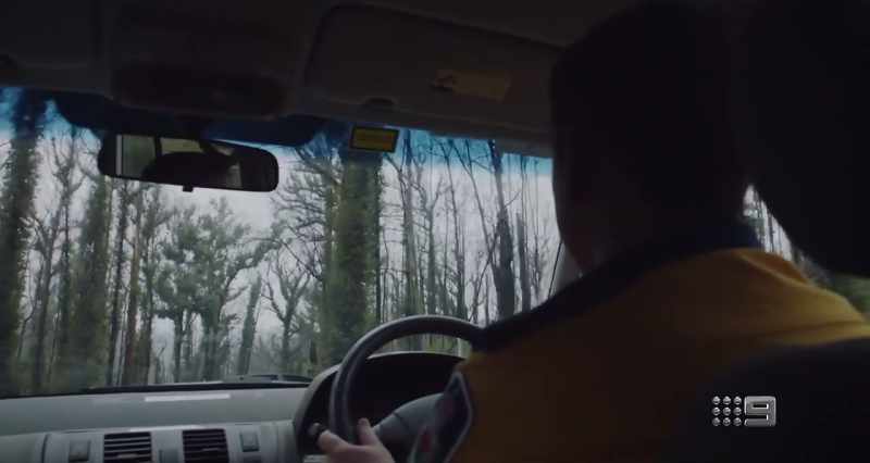 And as we were driving down this road