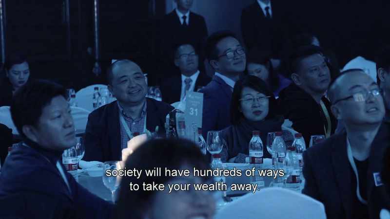 And wealth only goes to whoever deserves it