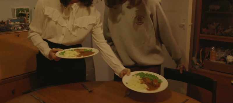 And we'd sit down, and we'd eat dinner together