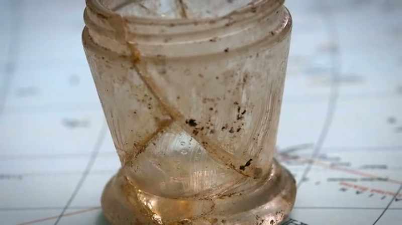 And we're able to determine that that particular style of ointment pot contained