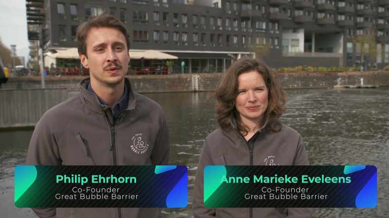 And what we're doing is, we are stopping plastic debris