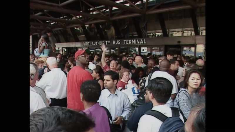 And when we arrived in New York, at Port Authority