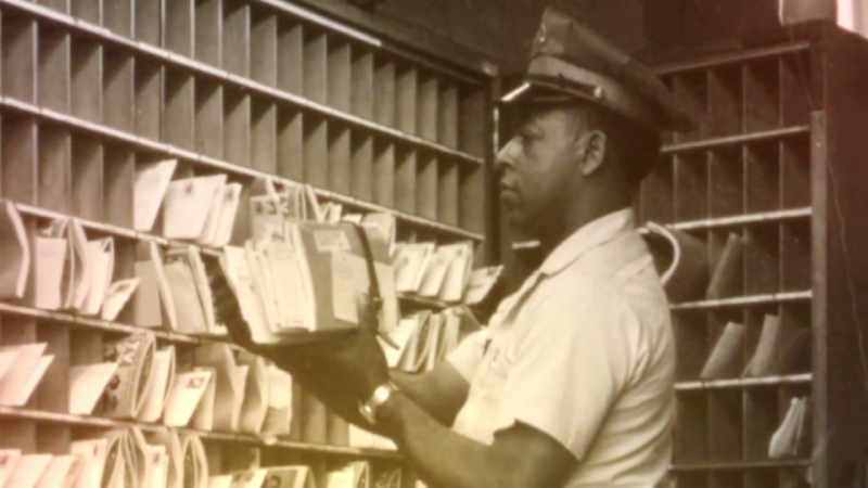 And he worked for the US Post Office for many years
