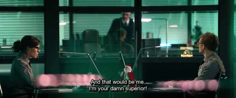 And that would be me. I'm your damn superior!