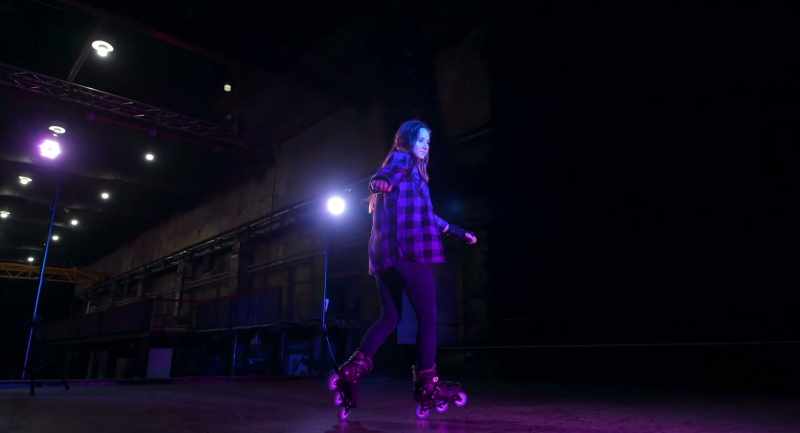 And we would just bring in our roller skates