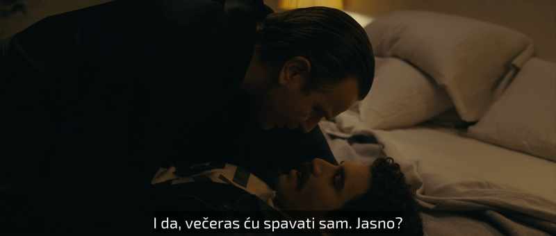 And, yes, I will sleep alone tonight. Do you understand?