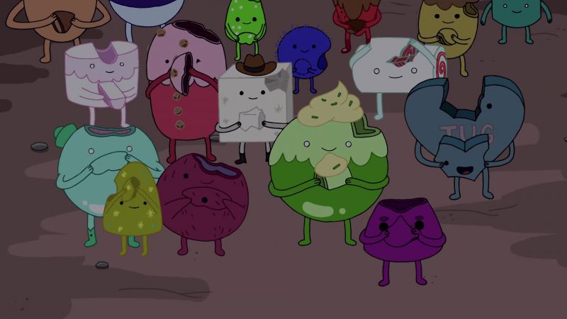 >> Bubblegum: [ GASPS ]