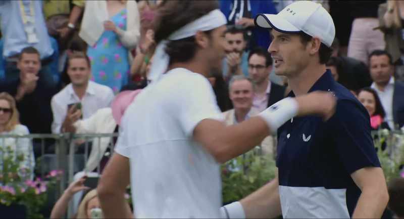 Andy Murray makes a winning return to competitive action