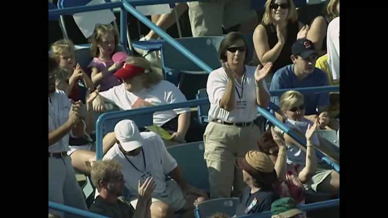 Andy Roddick wins the second set. [laughs]