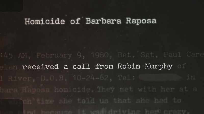 Andy told me that Barbara was laying dead somewhere in the woods