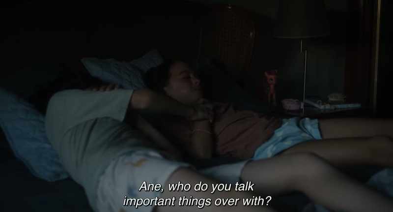 Ane, who do you talk important things over with?