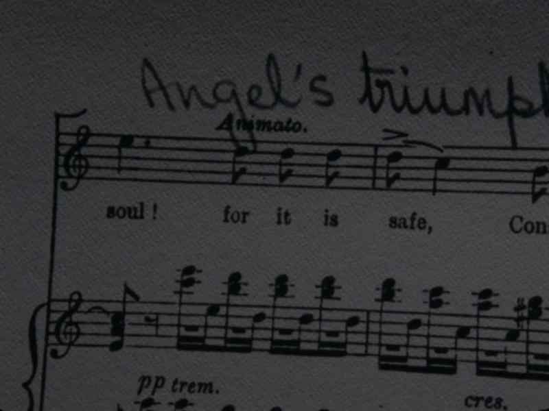 ANGEL: ♪ ...for it is safe, ♪