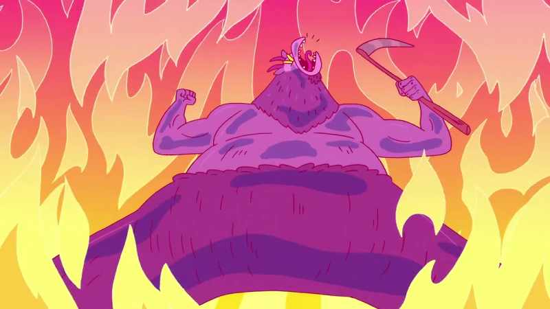 [angry goat war cry]