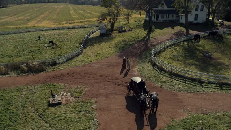 [Anne] Bye, Matthew! Bye, Marilla!