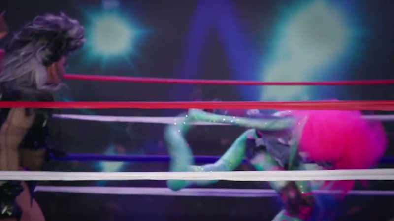 [Announcer #2] That lot Lizard was asking for it