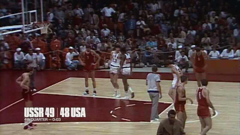 [announcer] 49-48. Three seconds on the clock