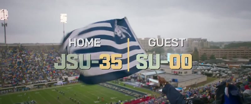 [announcer] Conversion is good! Final score, Tigers 35, Southern zero
