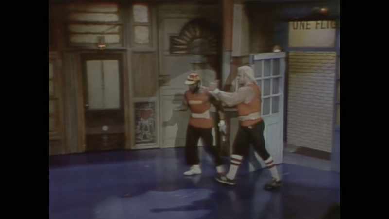 [announcer] Mr. T and Hulk Hogan! -[crowd cheering]
