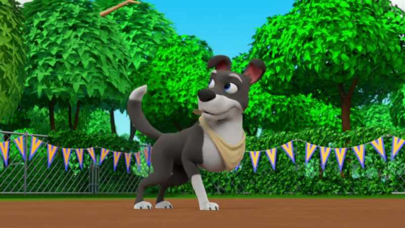 [announcer] Next up, fetch! -[bell rings]