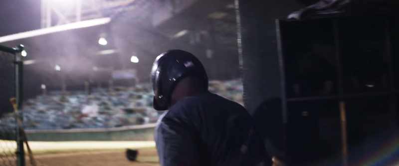 [Announcer] Now batting, your right fielder, number 12