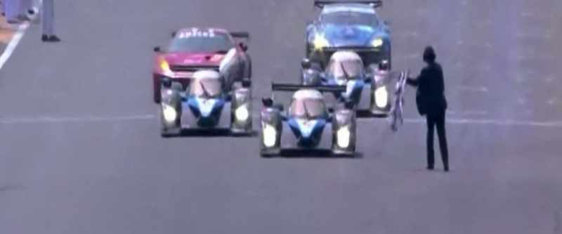 ANNOUNCER: ...the great race at Le Mans
