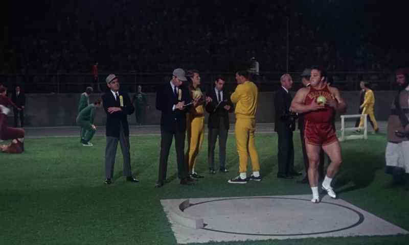 ANNOUNCER: The shot put event