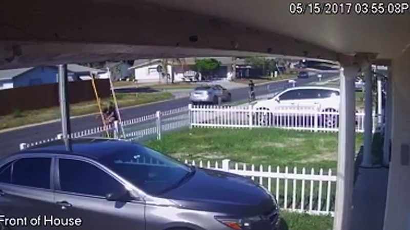 Another camera angle shows what happens next
