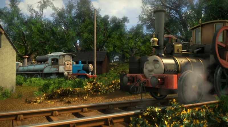 Another engine. -We have company!