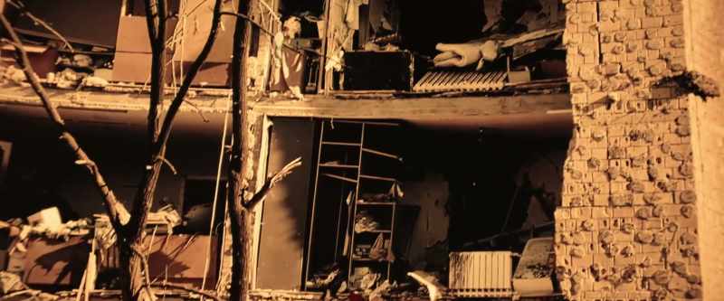 Another explosion outside a nine story apartment building