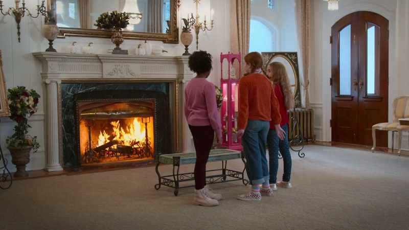 Another fireplace. Maybe we can get out there